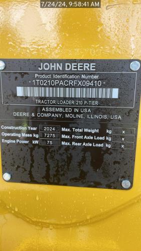 John Deere 210 P