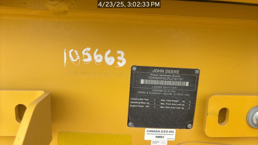 John Deere 624 P
