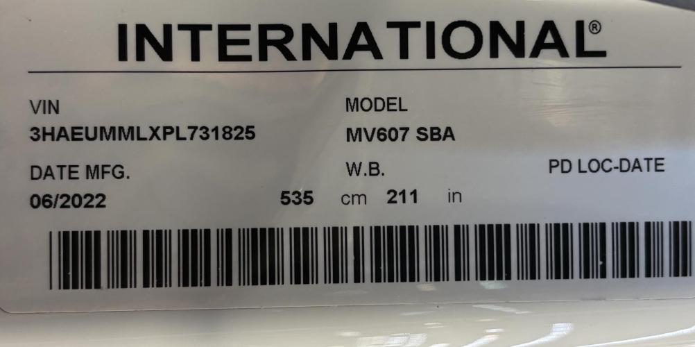 INTERNATIONAL MV