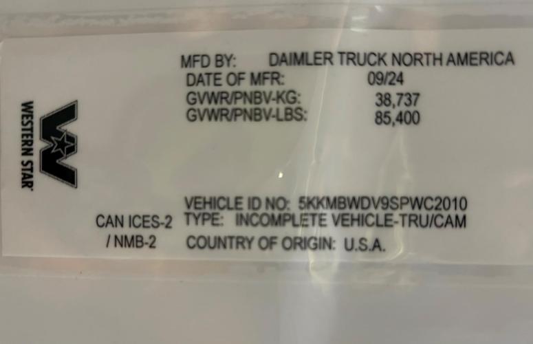 WESTERN STAR 49X