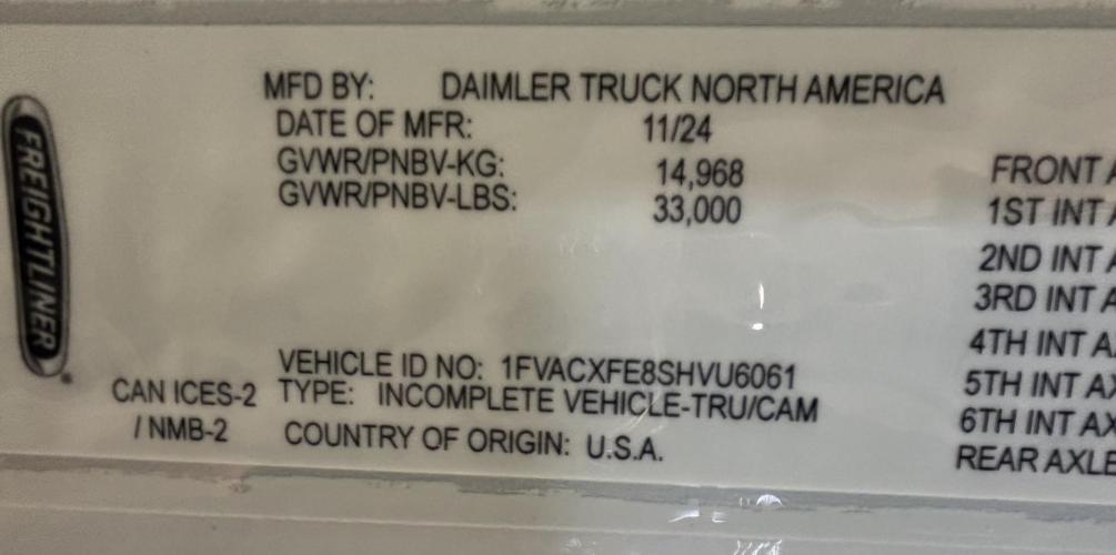 FREIGHTLINER BUSINESS CLASS M2 106 PLUS