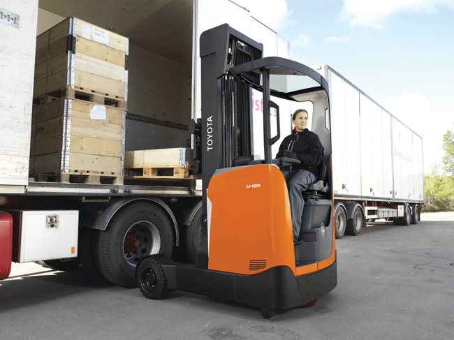Indoor/Outdoor Moving Mast Reach Truck (3,500 LBS)