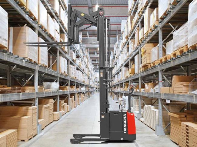 Industrial Walkie Reach Stacker (3,000 LBS)