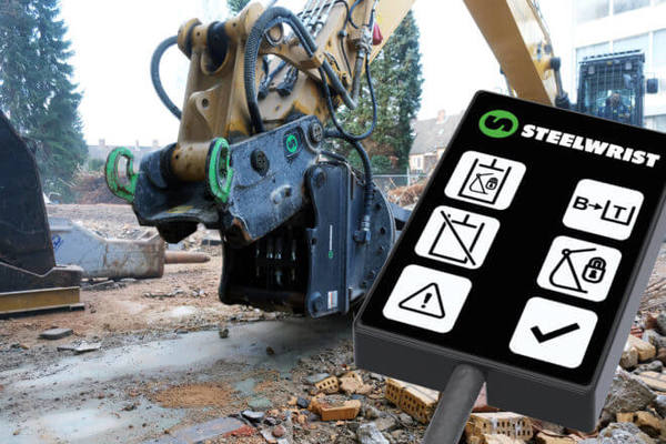 Steelwrist Quick Coupler Controller