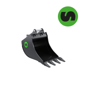 Steelwrist DB3T 100l - Teeth (2-4 tonnes)