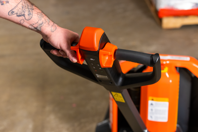 Tora-Max Compact Electric Walkie Pallet Jack (3,300 LBS)