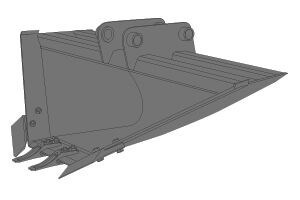 Tapered Ditching Bucket