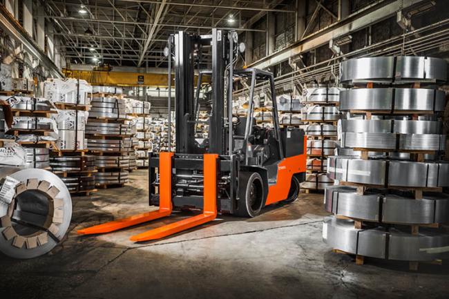 High-Capacity Electric Cushion Forklift