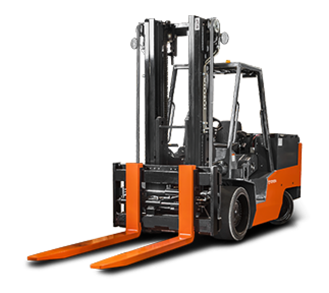 High-Capacity Electric Cushion Forklift