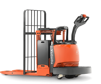 Toyota End-Controlled Rider Pallet Jack
