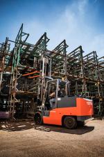 High-Capacity Electric Cushion Forklift