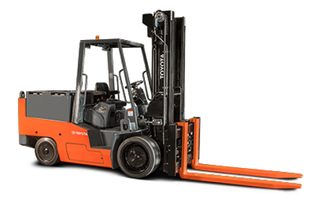 High-Capacity Electric Cushion Forklift
