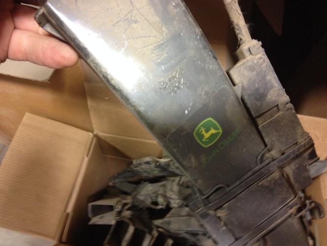 John Deere Vac seed tube w/ Accucount sensor