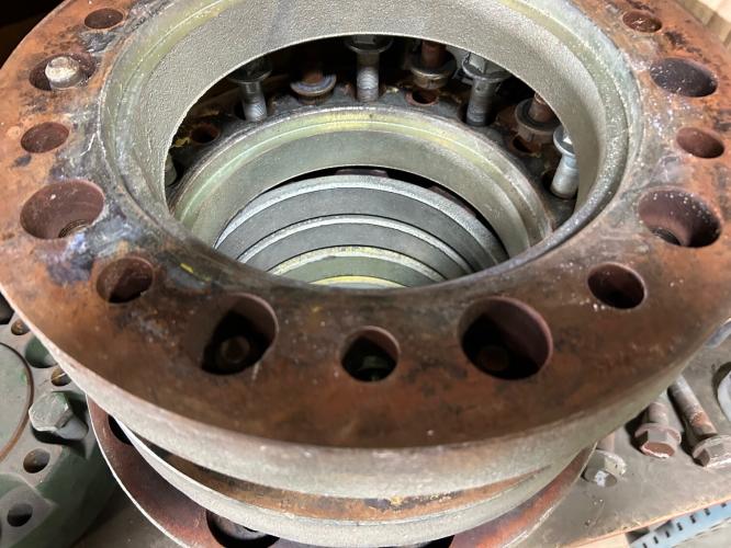 John Deere H157698 DUAL WHEEL SPACER FINE THREAD