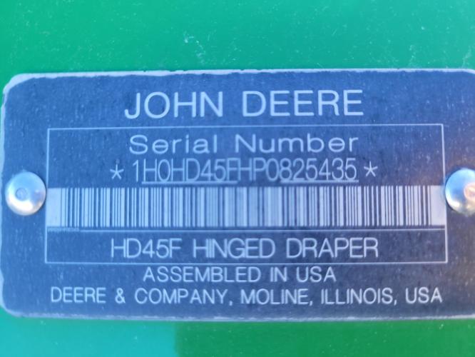 John Deere HD45F