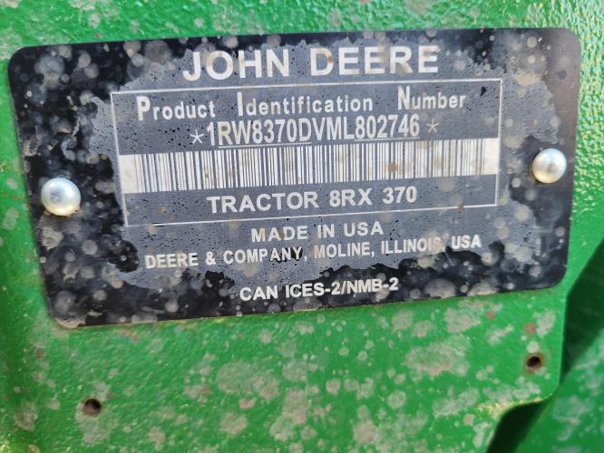 John Deere 8RX 370