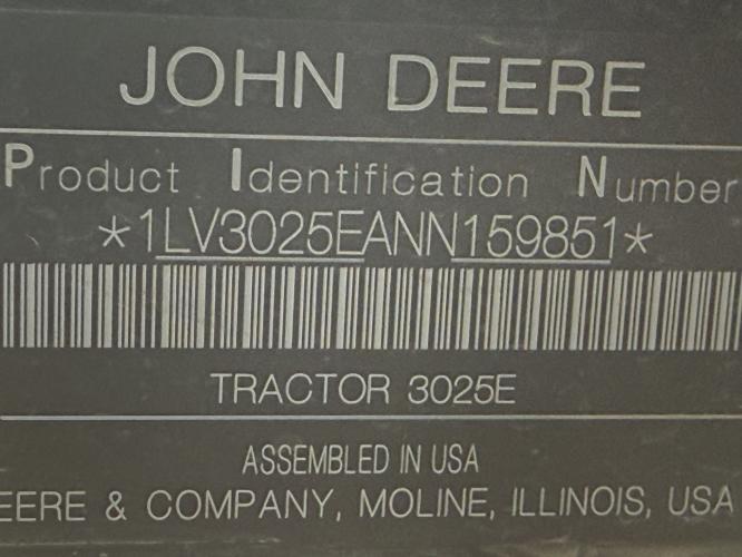 John Deere 3025E