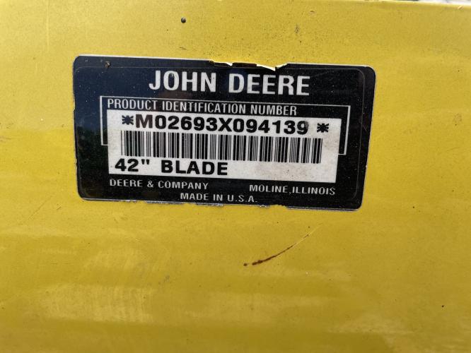 John Deere 42 in Blade