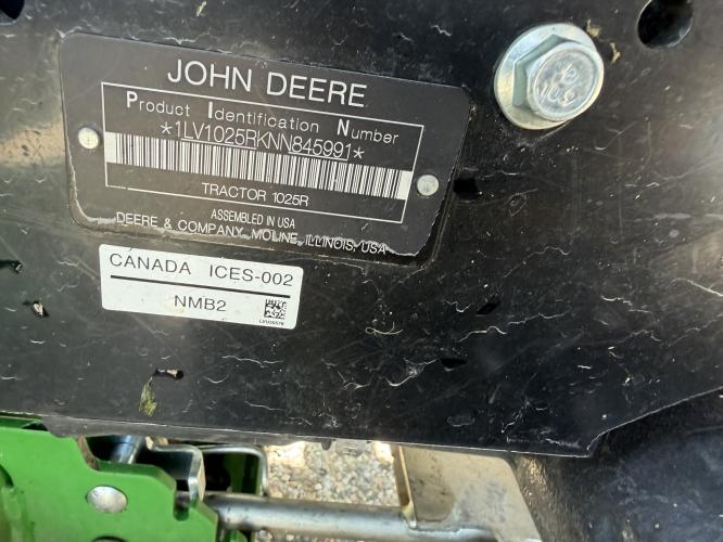 John Deere 1025R