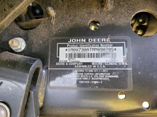 John Deere X730