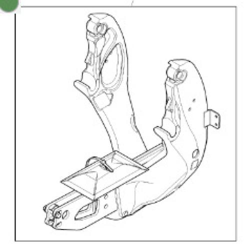 John Deere NEW BWA1379 - BW15468 LOADER MOUNTING FRAMES