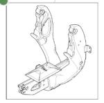 John Deere NEW BWA1379 - BW15468 LOADER MOUNTING FRAMES