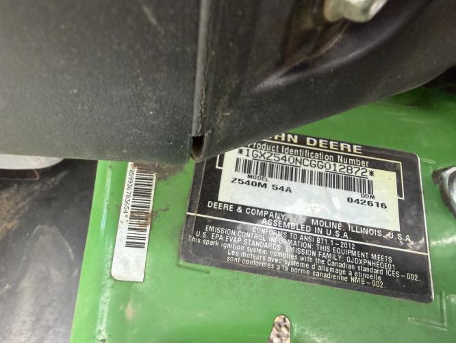 John Deere Z540M