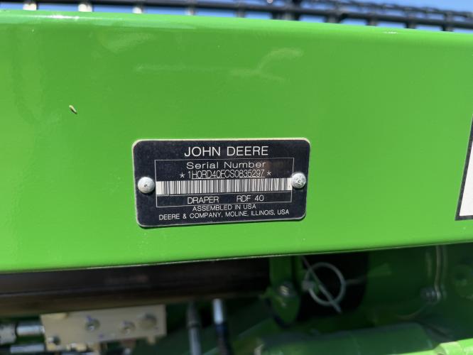 John Deere RDF 40
