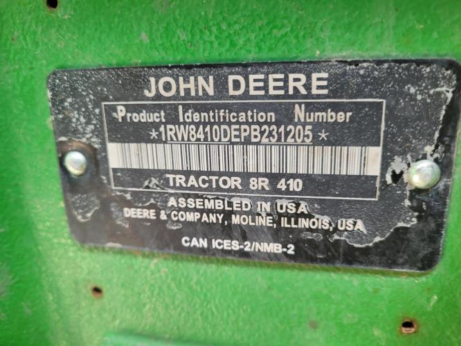 John Deere 8R 410